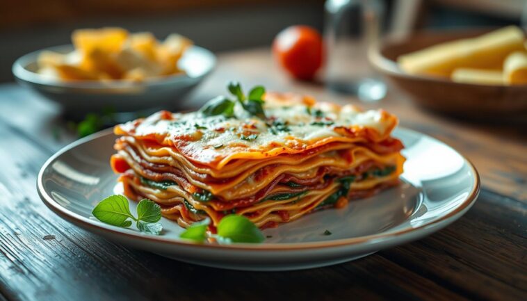 Perfekte Lasagne schichten: Eine Kunstform