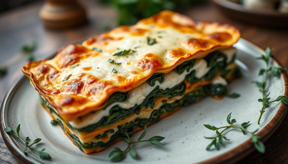 Stilvolle Spinat Lasagne Rezept Einfach Ebenbild