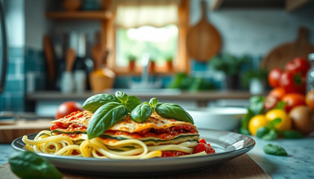 Zubereitung Low Carb Lasagne