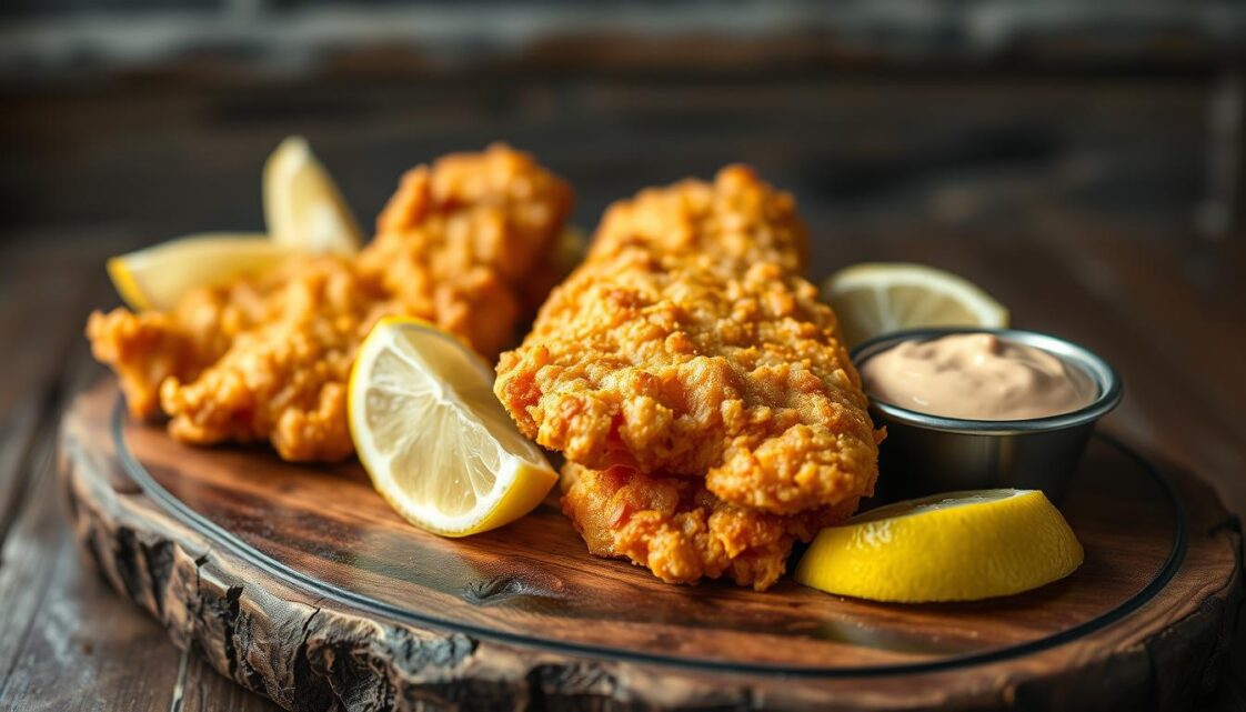 Knuspriger Backfisch im Bierteig Rezept