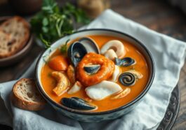 bretonische fischsuppe mit rouille