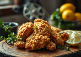 fried chicken ohne friteuse