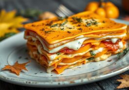 kürbis lasagne