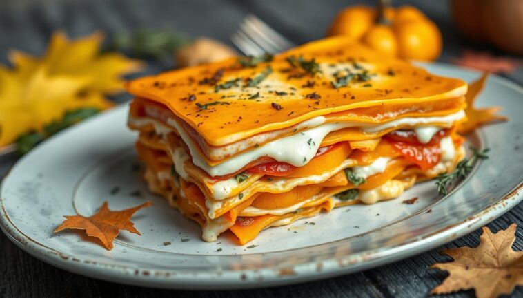 kürbis lasagne