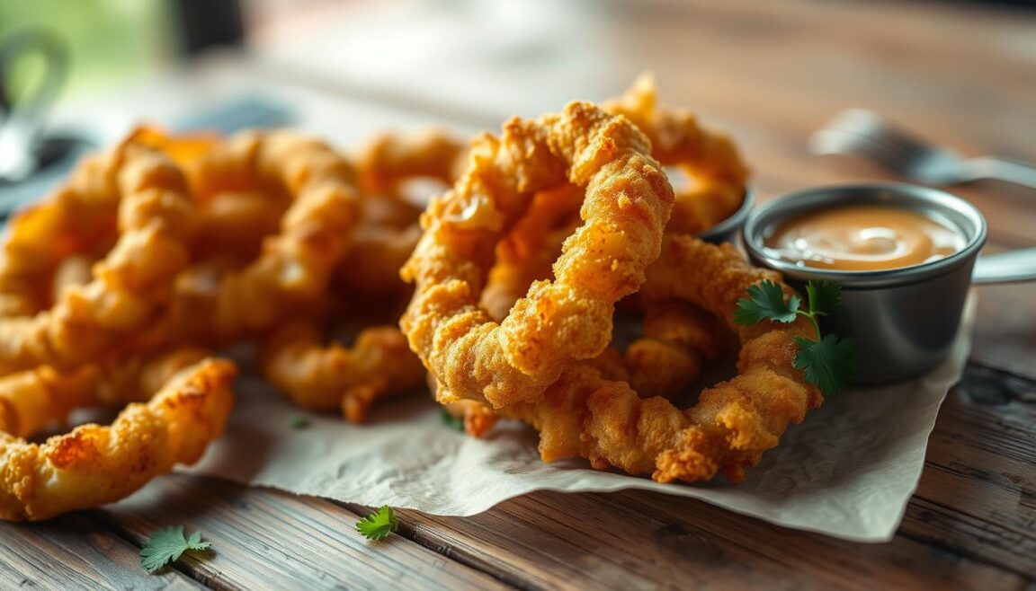 Knusprige Zwiebelringe Ohne Friteuse