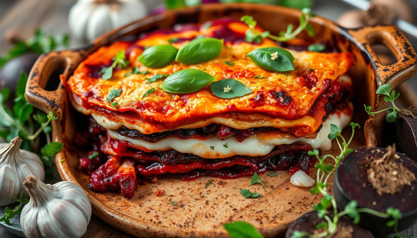 rote bete lasagne