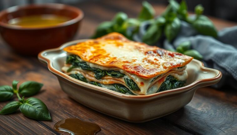 spinat ricotta lasagne