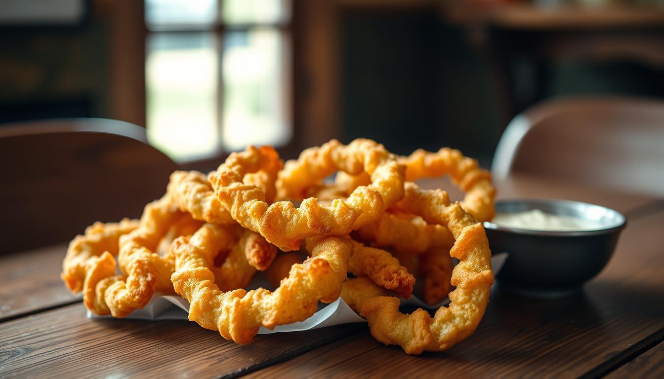 Knusprige Zwiebelringe Rezept ohne Friteuse