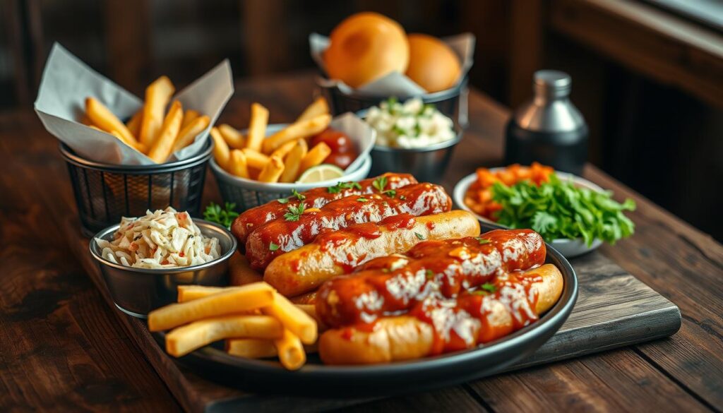 Beilagen Currywurst