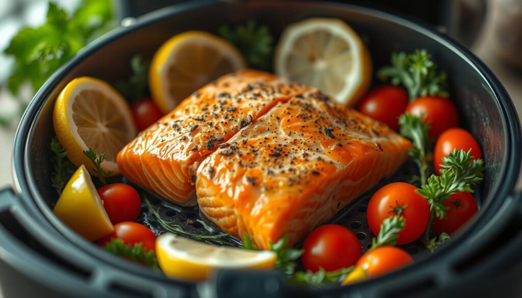 Lachs Zubereitung im Airfryer