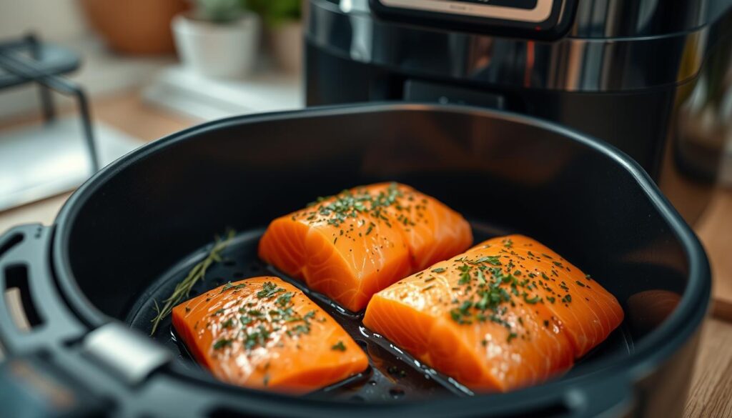 Lachs Zubereitung im Airfryer