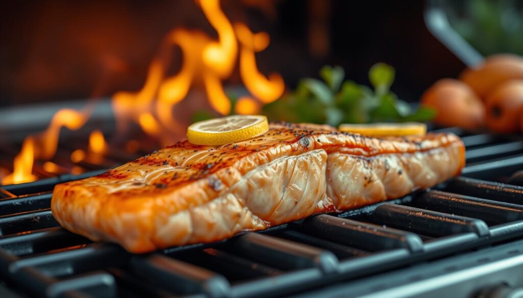 Lachs grillen Gasgrill