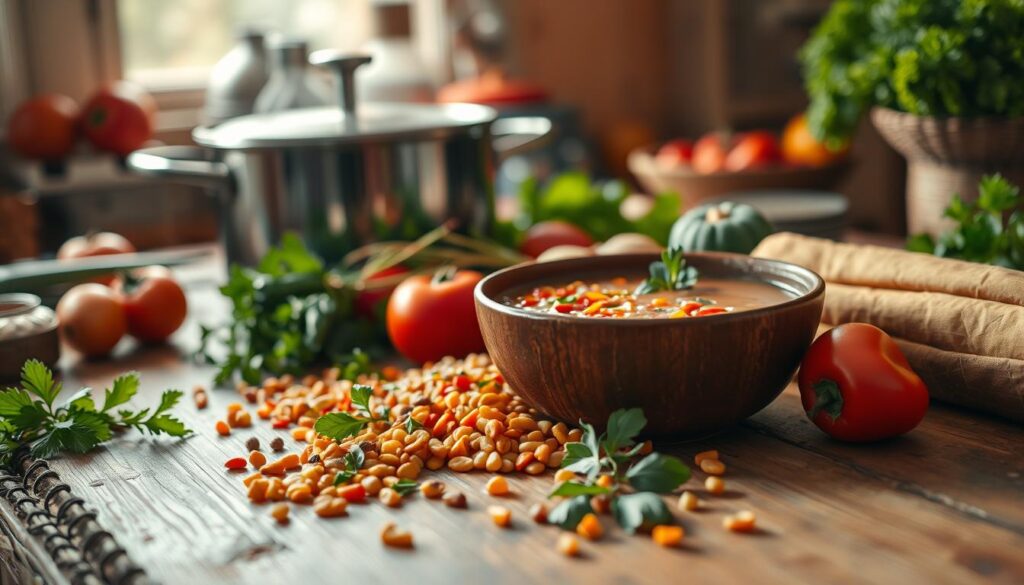 Linsensuppe vegetarisch zubereiten