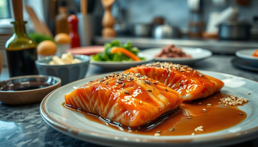 Teriyaki Lachs Zubereitung