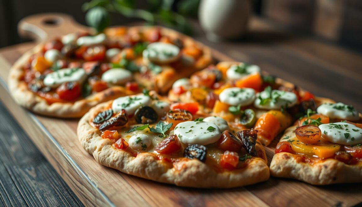 Vegetarisches Flammkuchen Rezept - Einfach &amp; Lecker