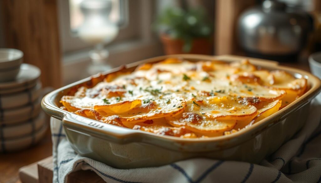 knuspriges Kartoffelgratin