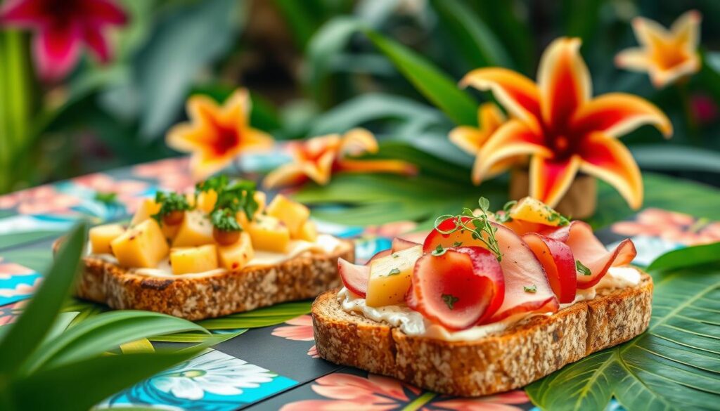 kreative Hawaii Toast Ideen