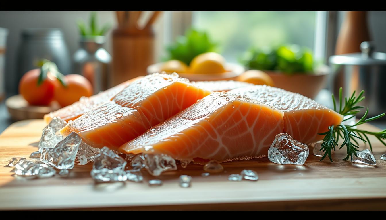 lachs auftauen