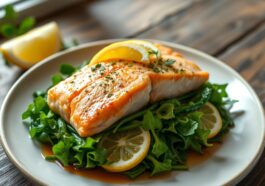 lachs mit spinat
