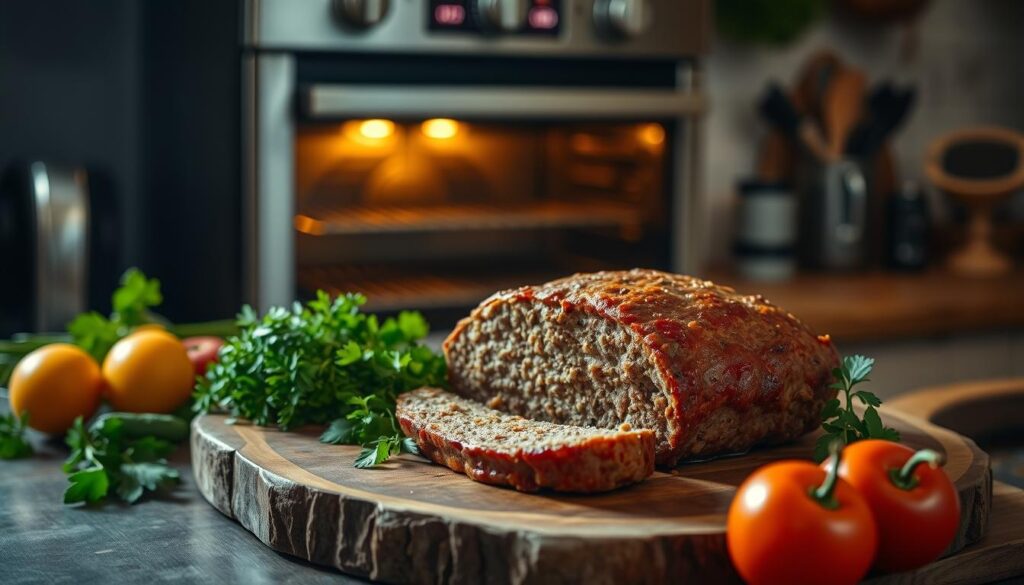 wie lange braucht 1 kg hackbraten im ofen