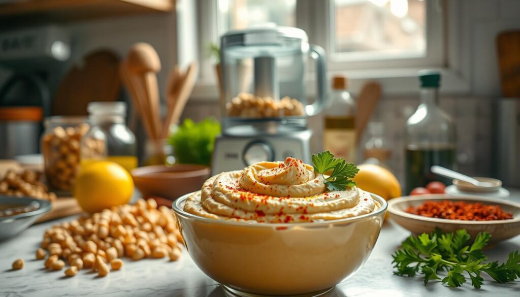 Hummus zubereiten