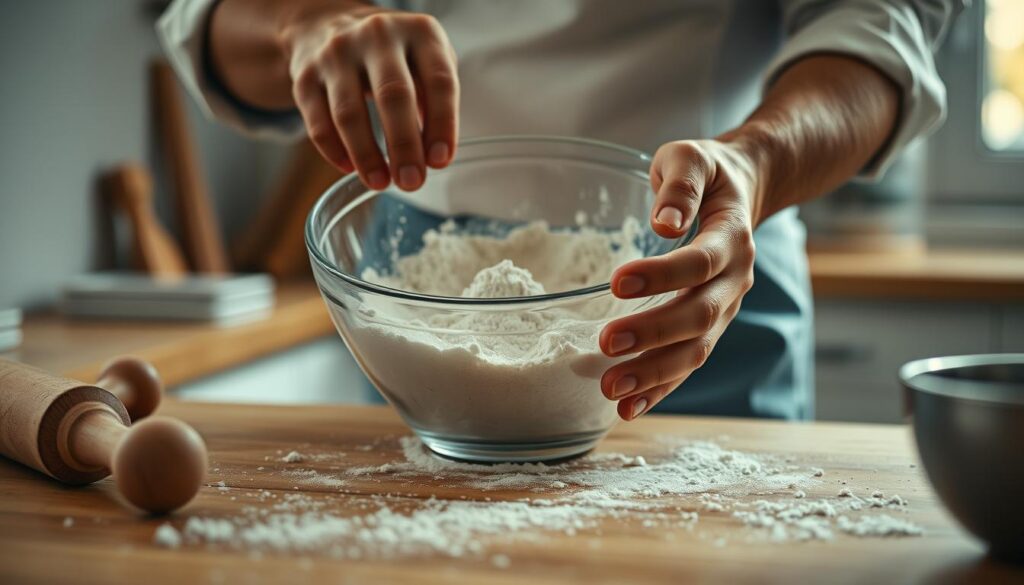 Teig vorbereiten und backen