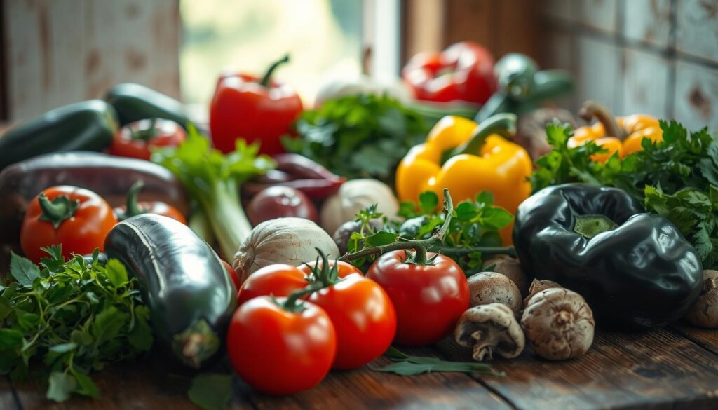 Zutaten für vegetarische Rezepte
