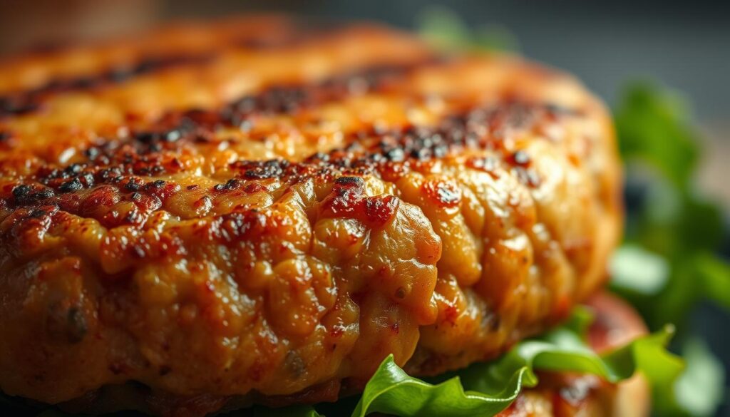 perfekte Burger-Textur